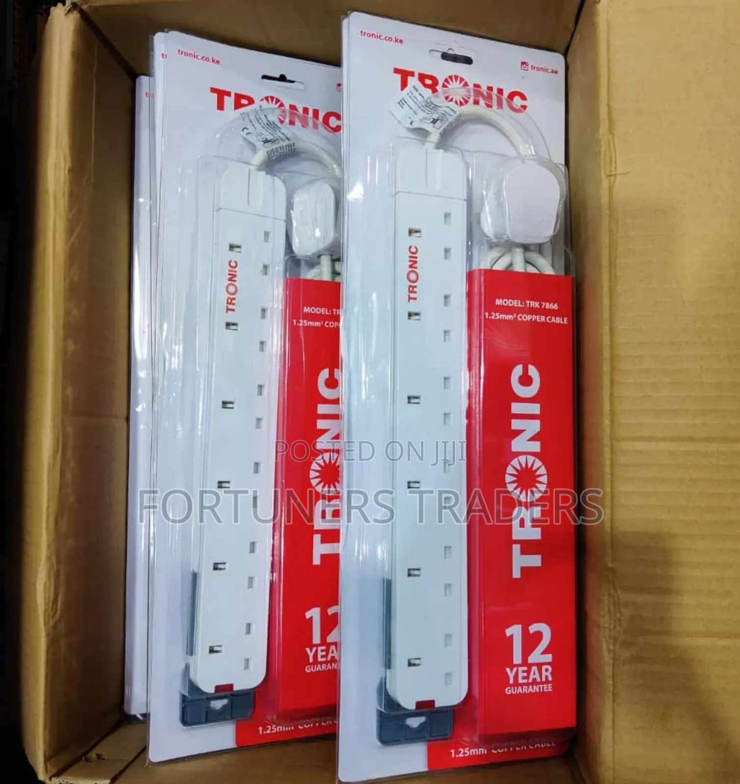 Tronic 6 Way Extension Socket