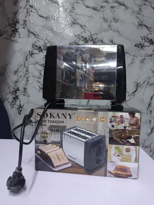 Sokany Electric 2 Slice Bread Toaster - Black