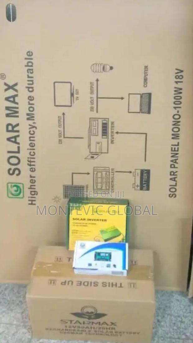 100watts Full Solar Kit System - main view