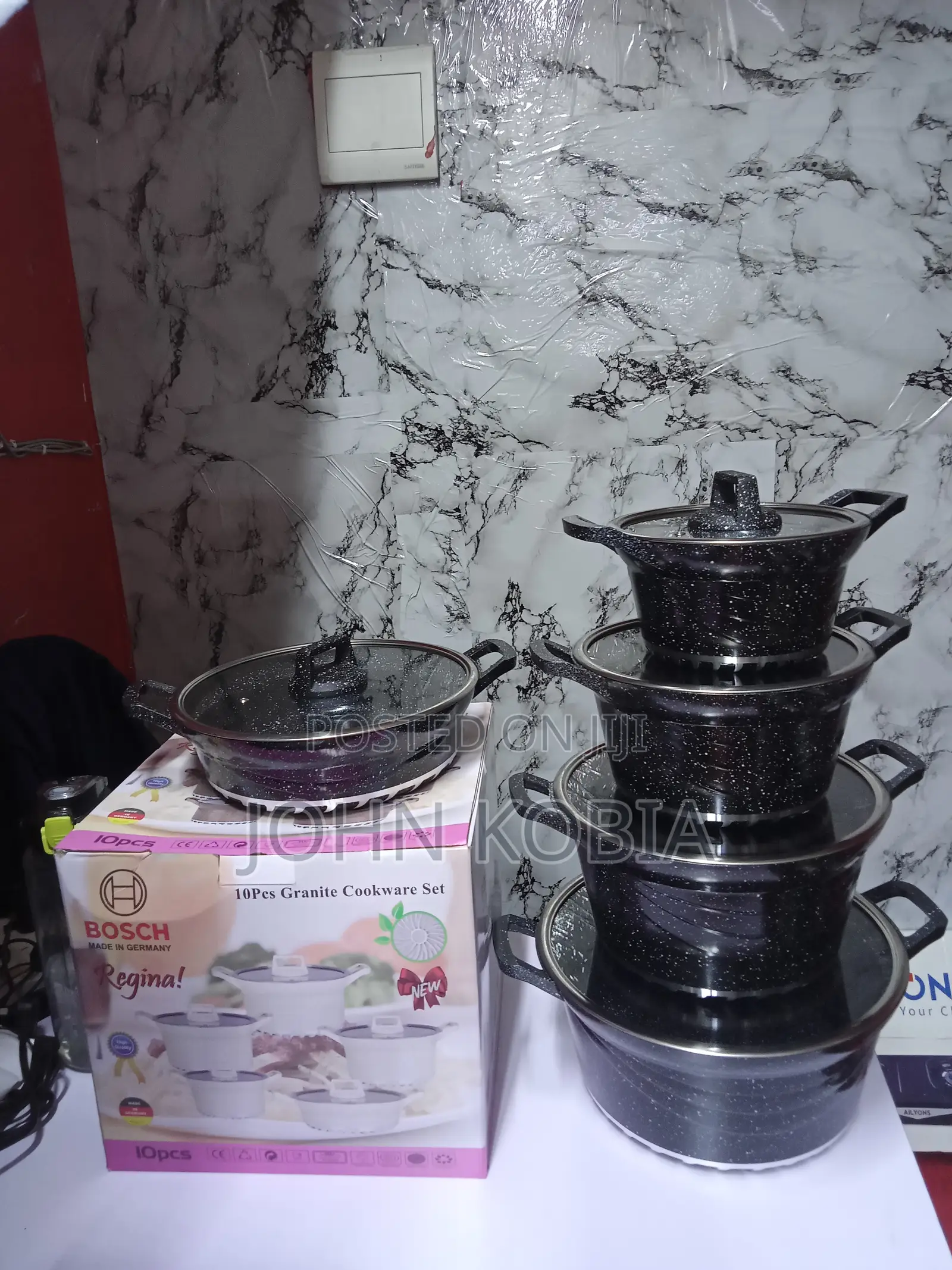 Bosch 10 PCS Granite Cookware Set