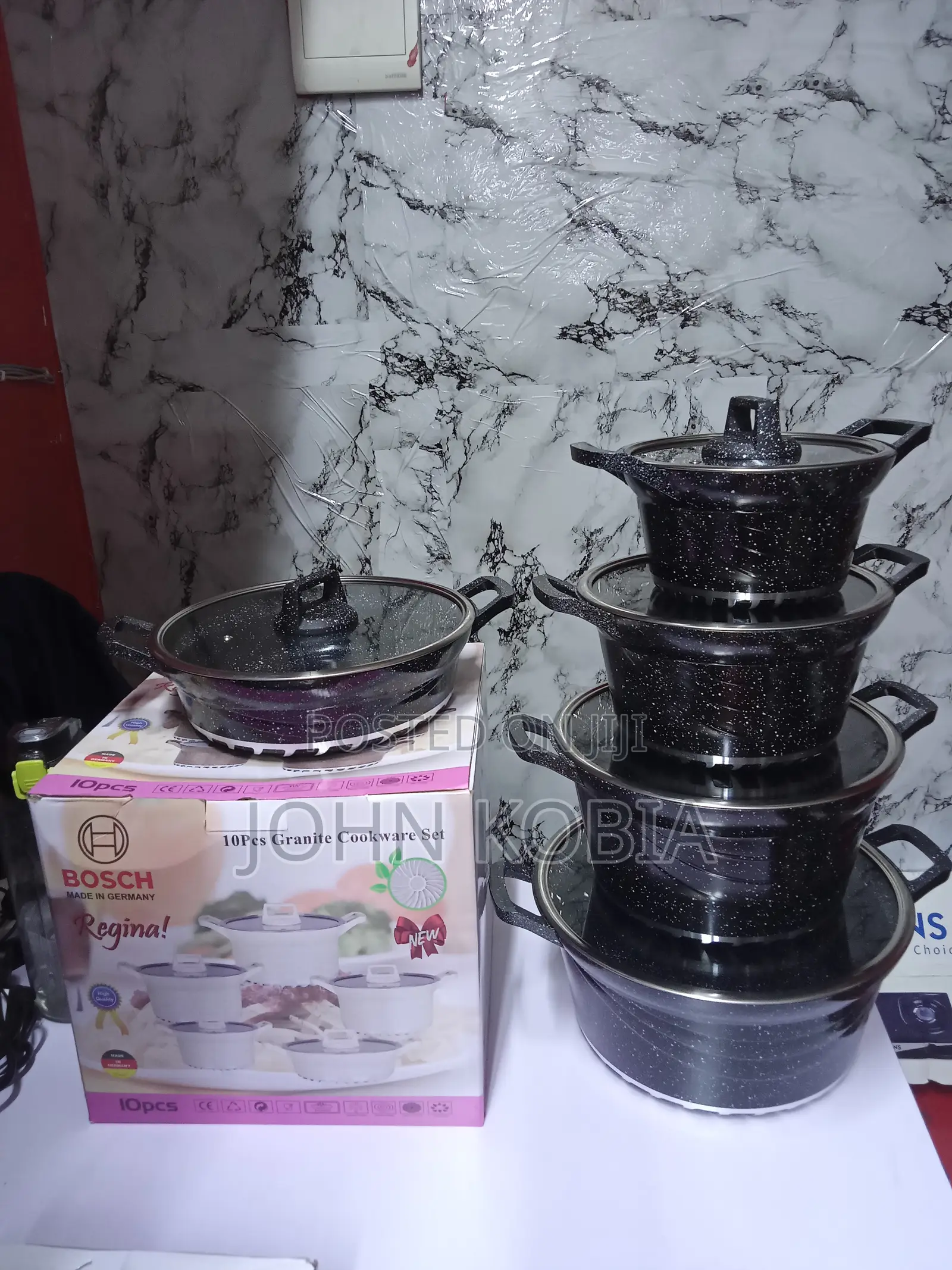 Bosch 10 PCS Granite Cookware Set