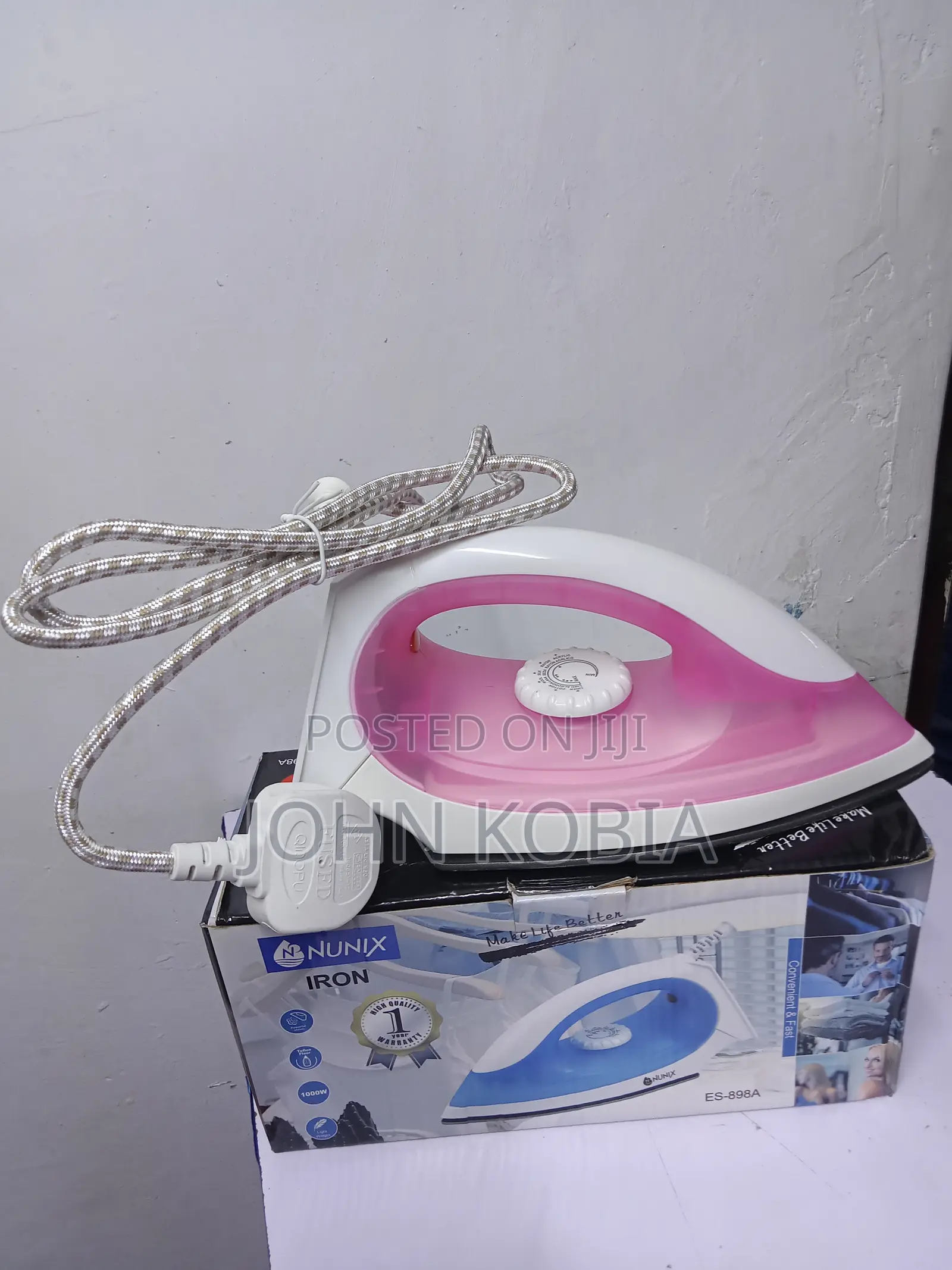 Nunix Dry Iron Box With Non-Stick Plate