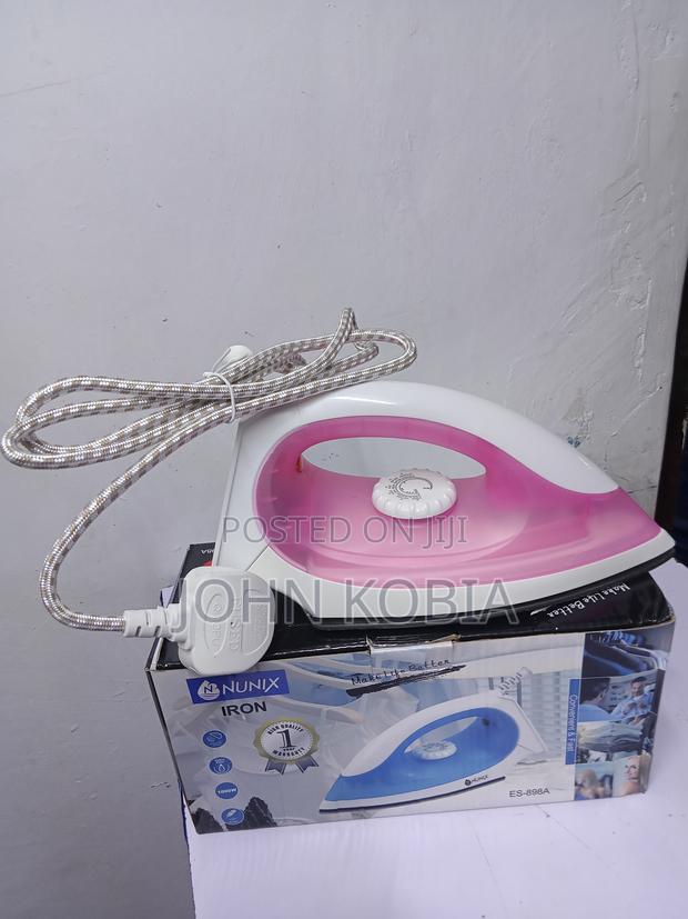 Nunix Dry Iron Box With Non-Stick Plate