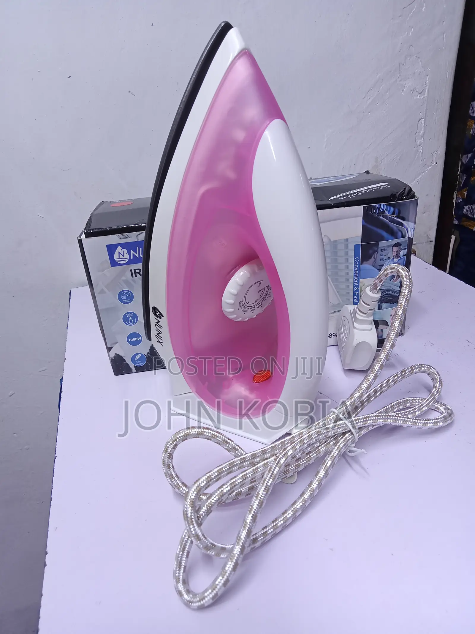 Nunix Dry Iron Box With Non-Stick Plate