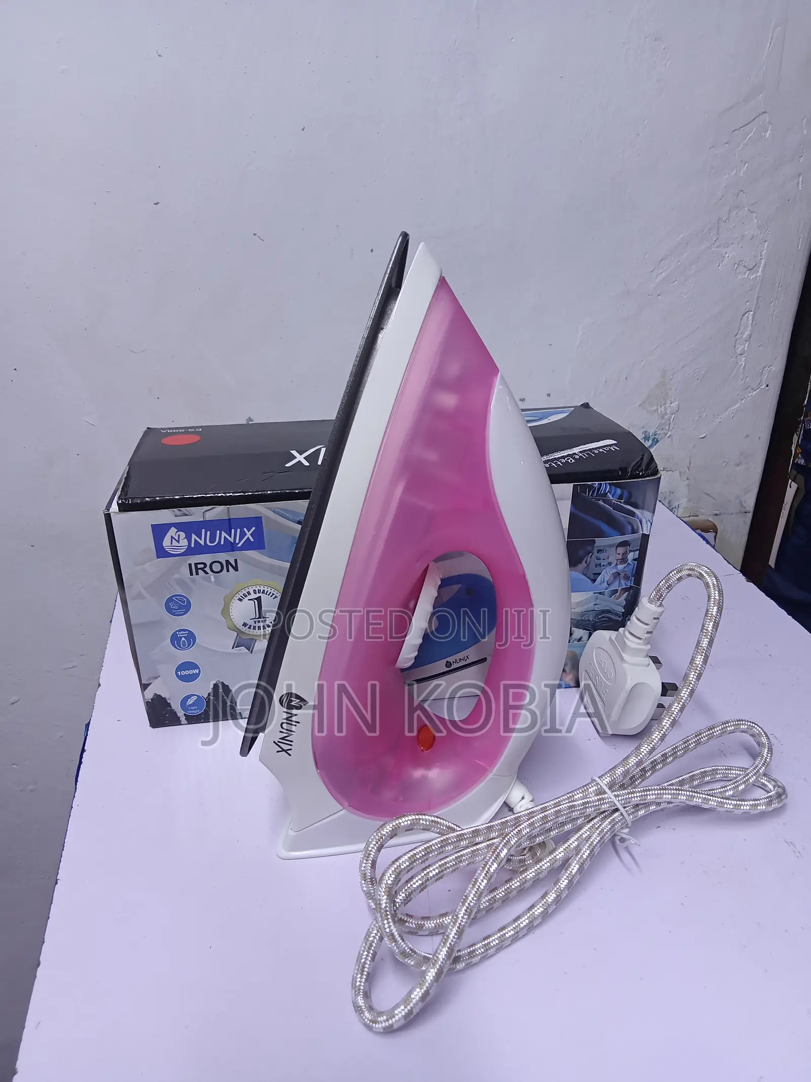 Nunix Dry Iron Box With Non-Stick Plate
