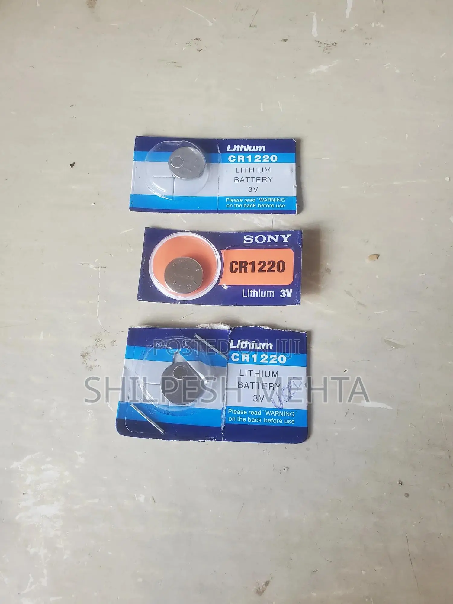 Batteries Cr1220 (3pcs) Clearing