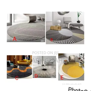 Modern Minimalist Round Rugs KSH 600. Diameter 80cm