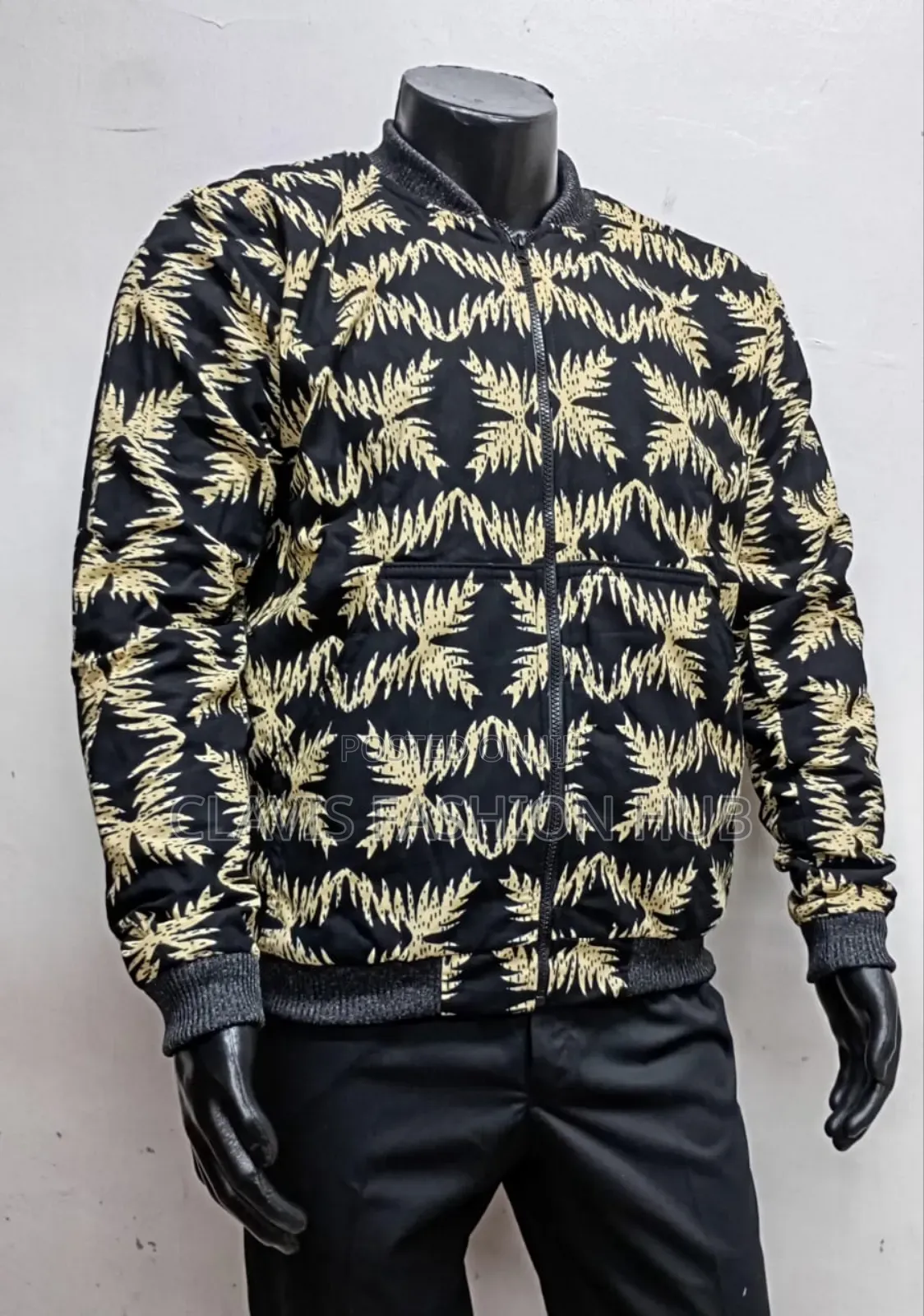 Unique Bomber Jacket Black **
