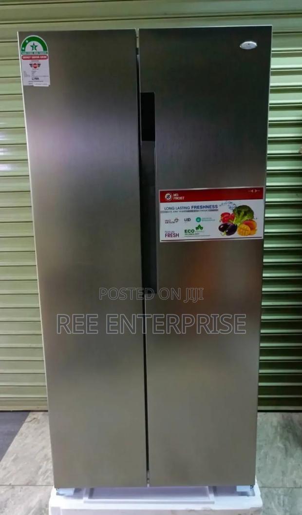No Frost 430 Litres Tlac Side by Side Grey Refrigerator