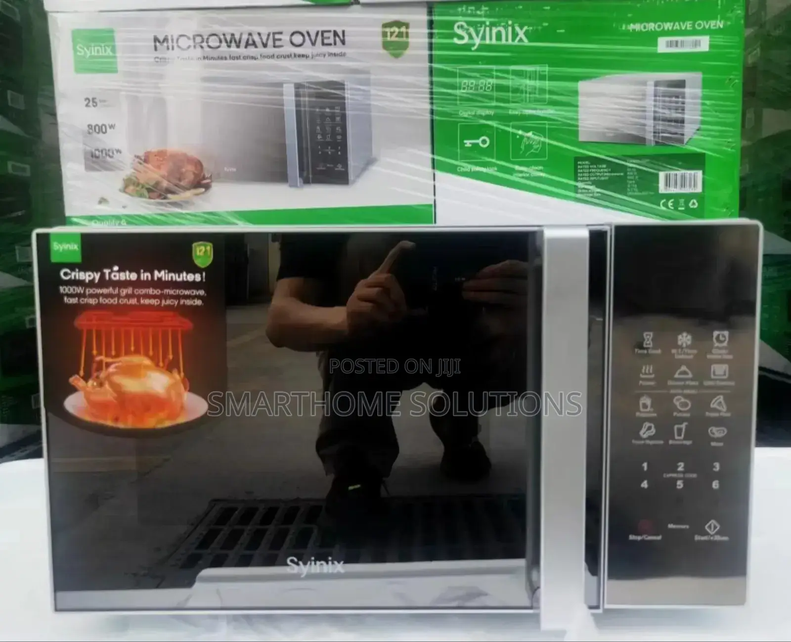 Syinix Digital Microwave 25l With 
Grill