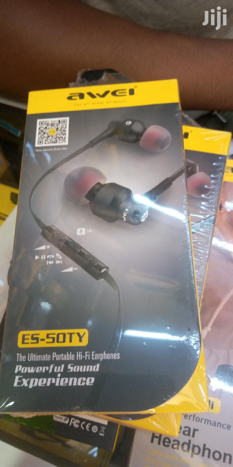 Awei Stereo Super Bass Wired Earphone.(Black)