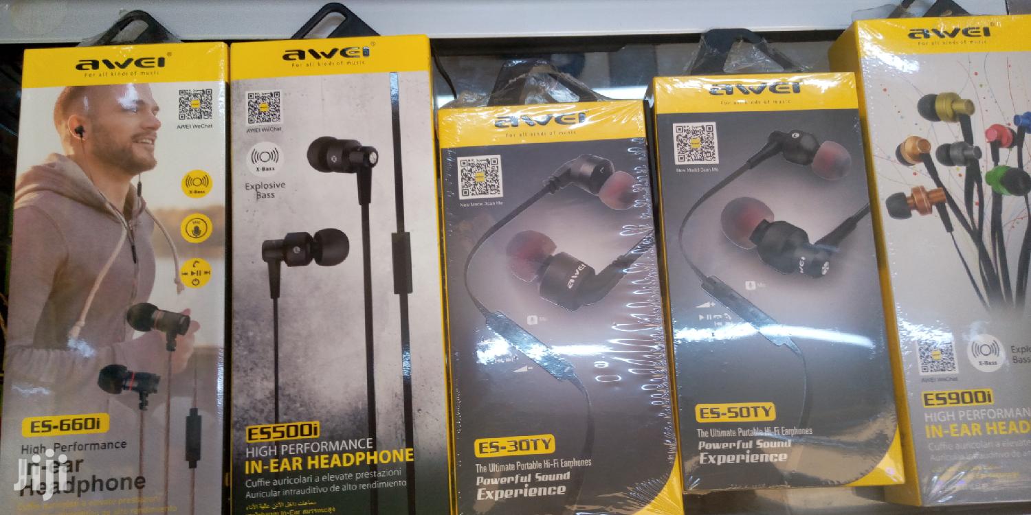 Awei Stereo Super Bass Wired Earphone.(Black)