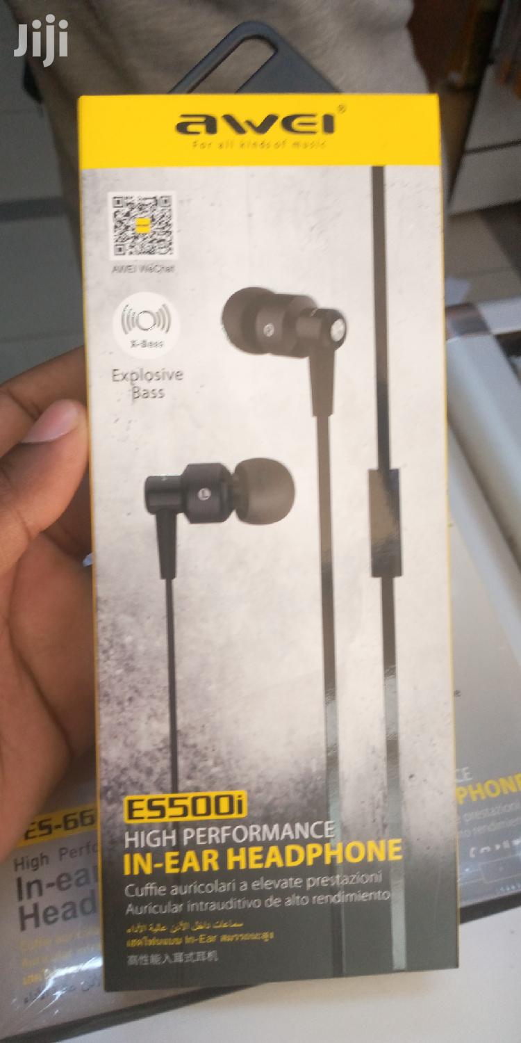 Awei Stereo Super Bass Wired Earphone.(Black)