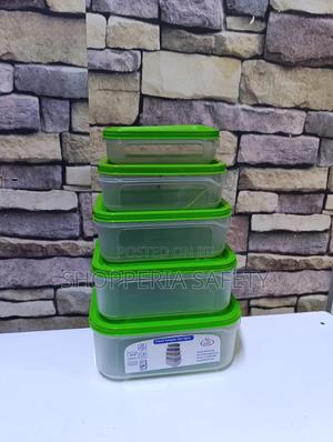 Fridge Food Storage Containers- 5 PCS - thumbnail 2