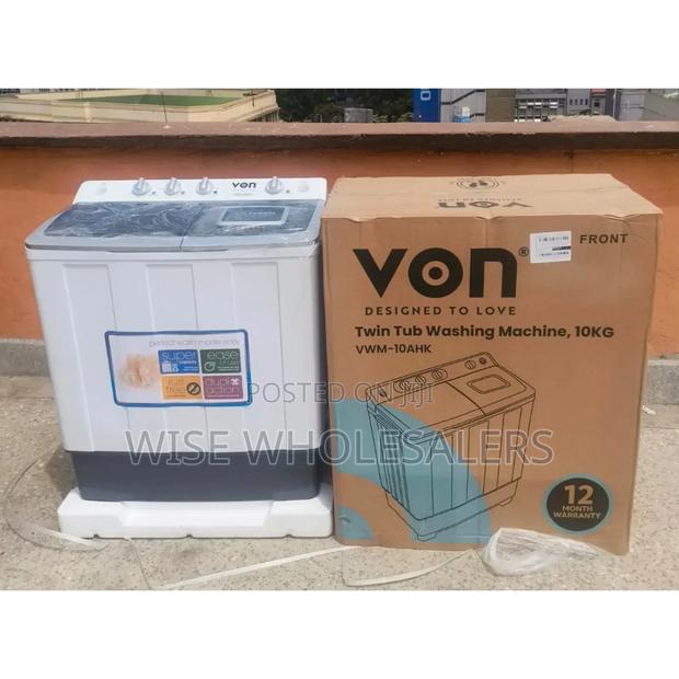 Von 10 KGS Von Twin Tub Washing Machine