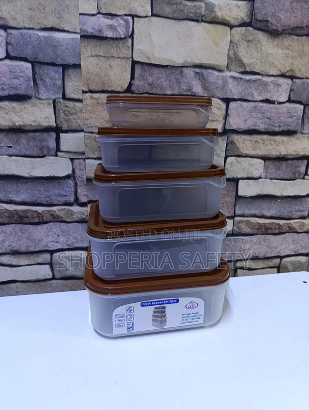 5in1 Food Storage Containers for Fridge - main view