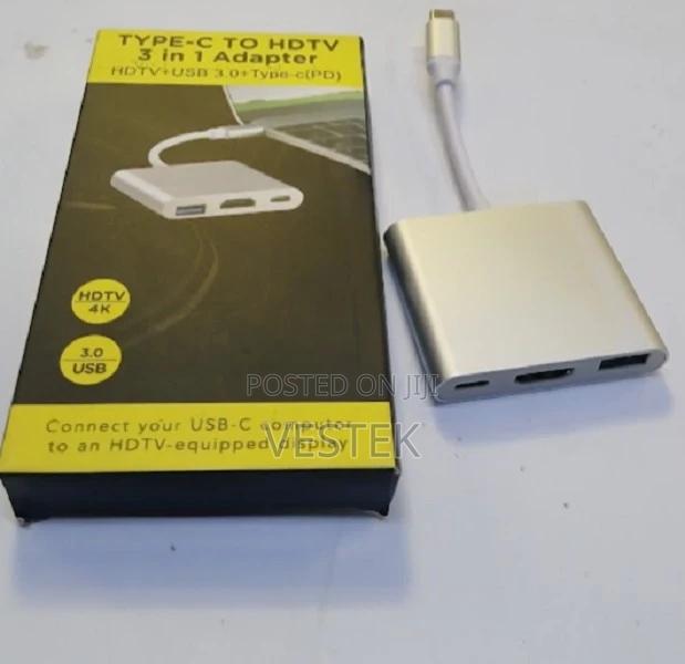 3 in 1 Type C Usb Hub Docking Station Adaptor - main view