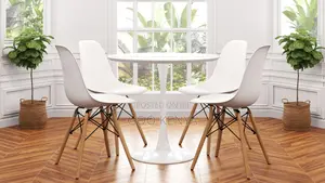 Dining Tables ; 4-Seater Tulip Round Dining Table