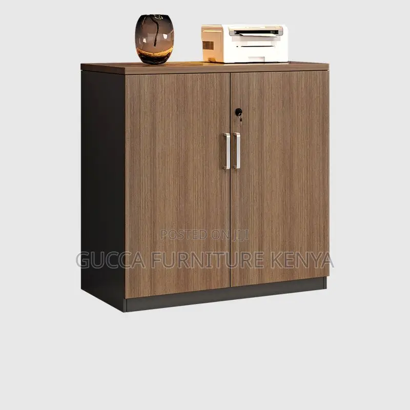 Cabinets:2-Door Composite Wood Office Credenza Cabinet