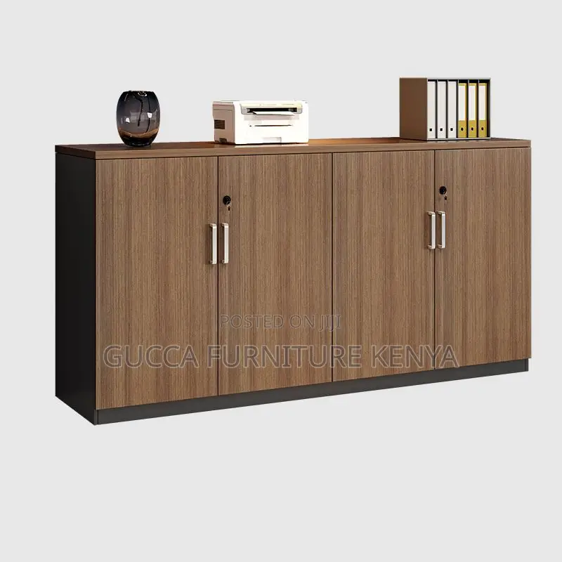 Cabinets:2-Door Composite Wood Office Credenza Cabinet