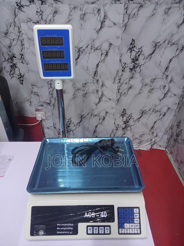 Acs 40kg Electronic Digital Weigh Scale (With Arm)