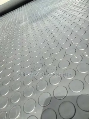 Excellent Anti-Slip Coin Rubber Mats (Black)