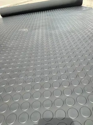 Excellent Anti-Slip Coin Rubber Mats (Black)