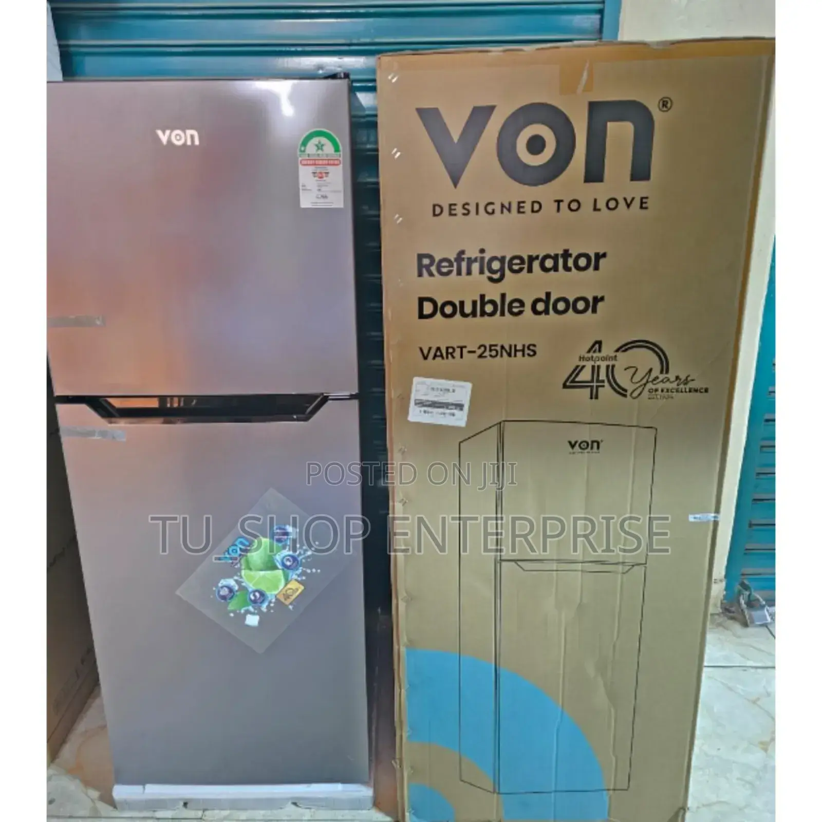 Von Vart-25nhs Fridge 220litrs No Frost Refrigerator