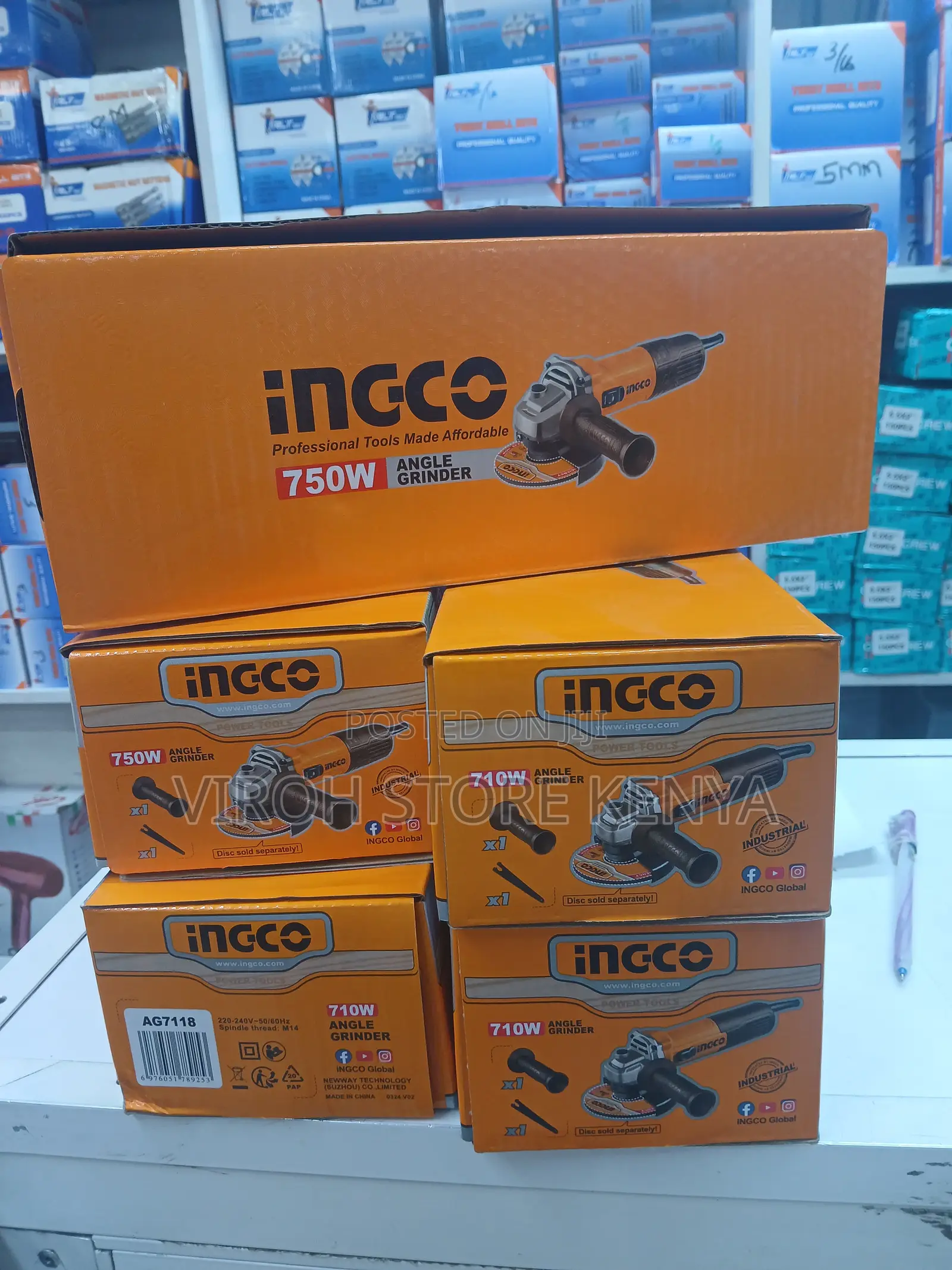 Ingco Angle Grinder 750w