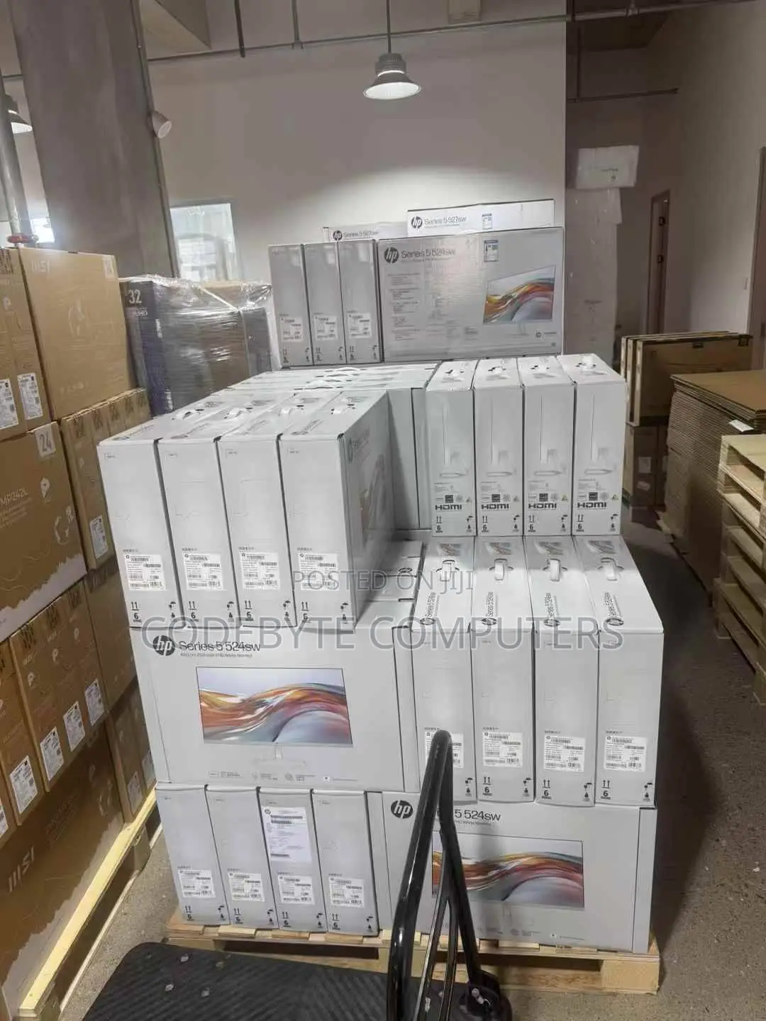 Hp Series 5 23.8 Inch FHD White Monitor - 524sw