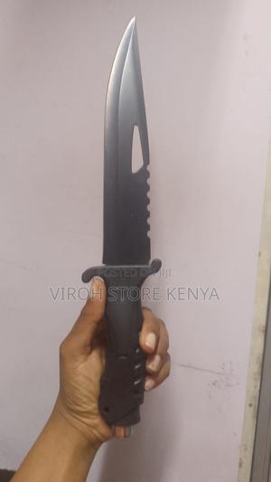 Stainless Steel Shield Survival Camping Pocket Knife - thumbnail 2