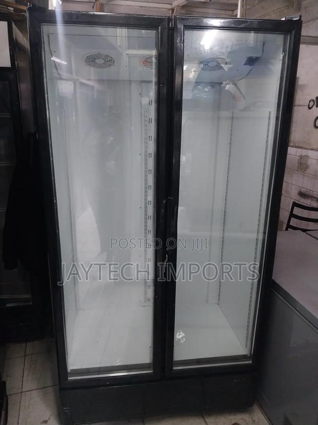 Double Door Display Fridge