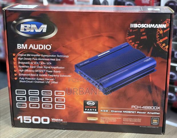 Boschmann 1500 Watts 4 Channel Bridgeable Amplifier