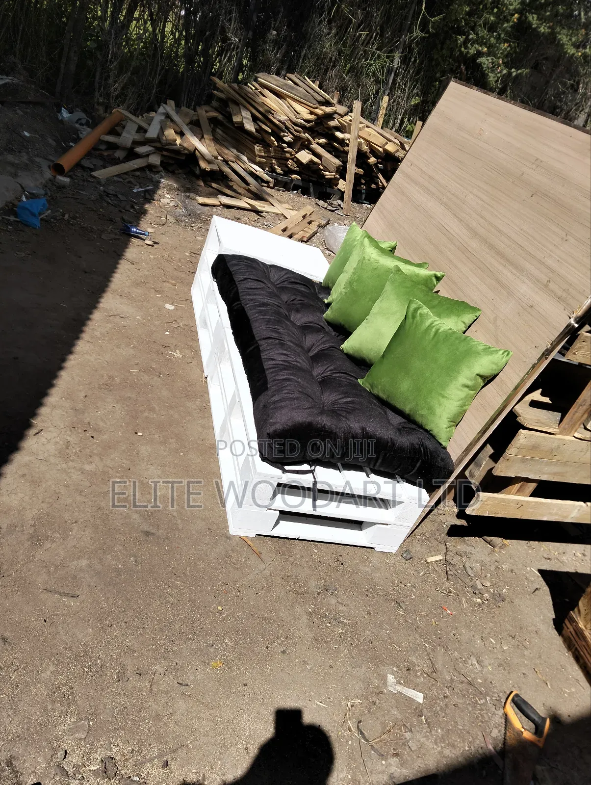 Sleeper Premium White Sofa