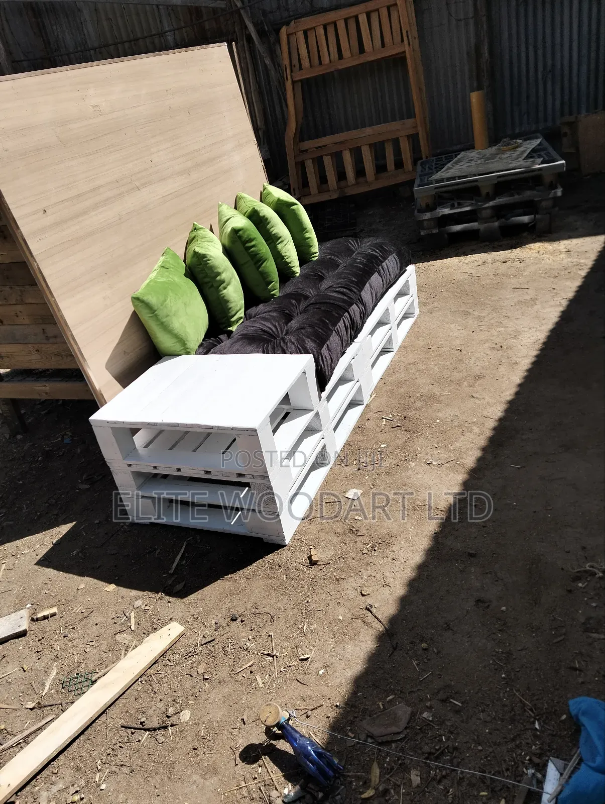 Sleeper Premium White Sofa
