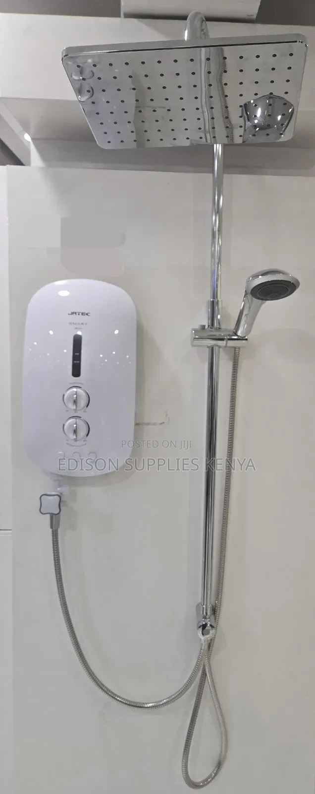 Jatec Rainshower Instant Tankless Water Heater Overhead