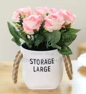 Table Top Pink Decorative Flowers Available