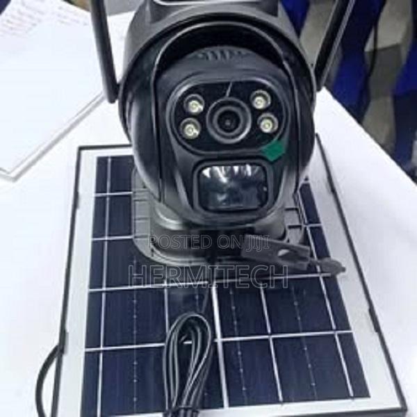 4g Dual Lens Camera Solar Powered Pan Tilt Security Camera - thumbnail 3