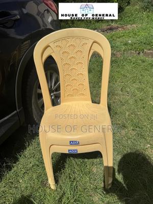 Cream Adix Plastic Chairs - main view