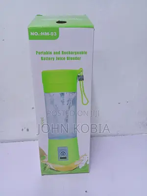 Portable and Rechargeable Battery Juice Blender
