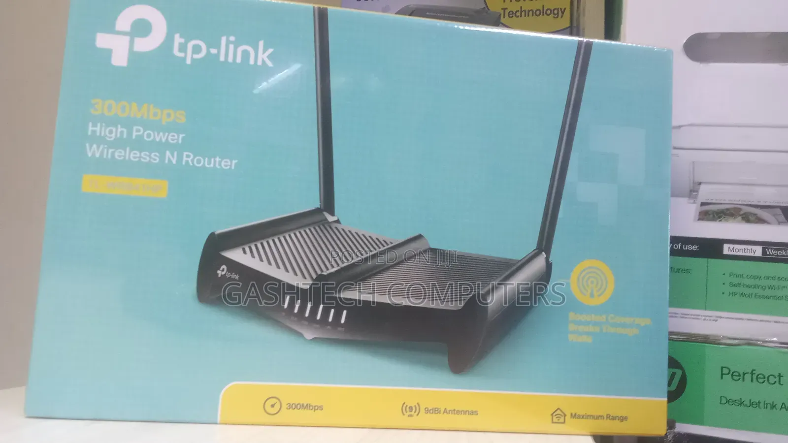 High Power 300mbps Wireless N Router Wr841hp 9dbi