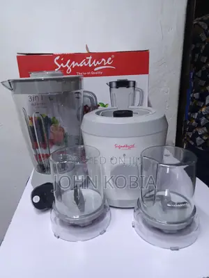 Signature Blender 3 in 1 With Grinder – 1.5 Litres