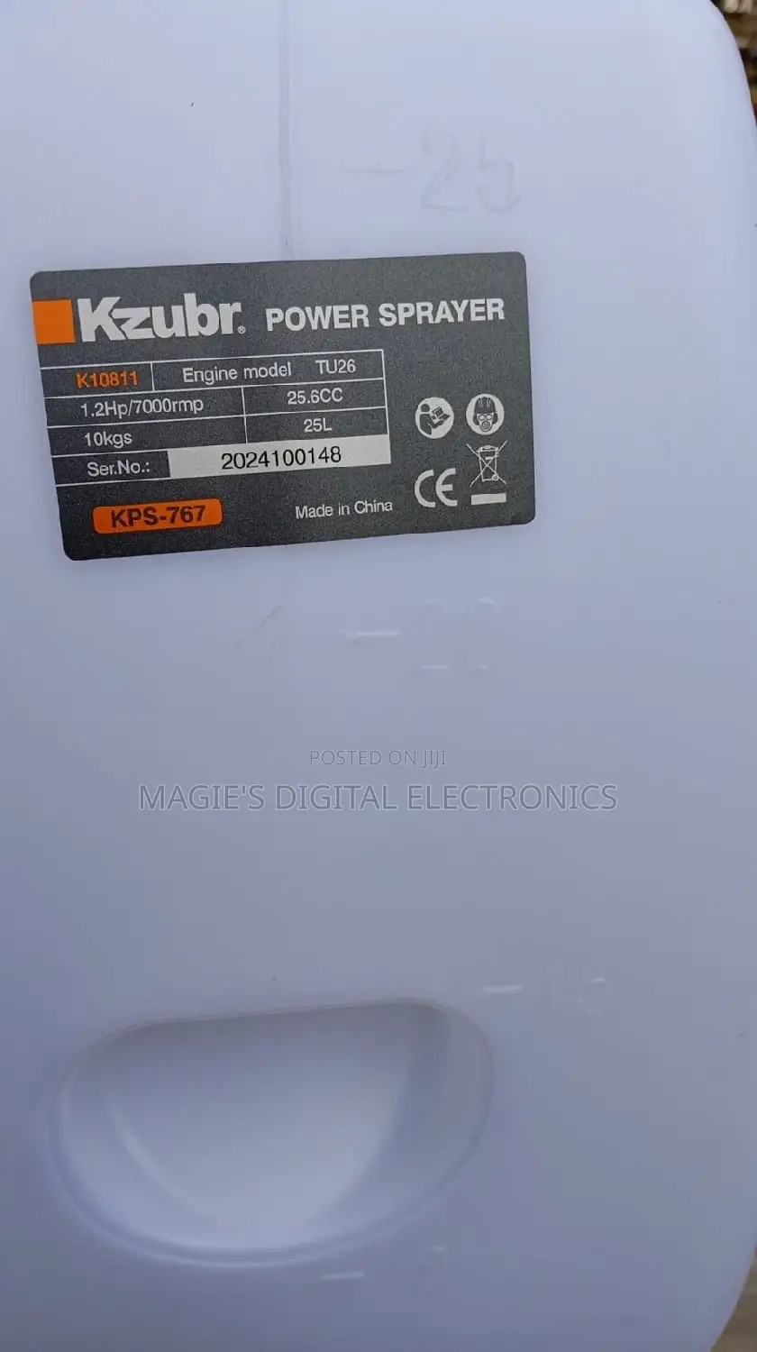We Performing Kzubr 2stroke 25l Knapsack Sprayer
