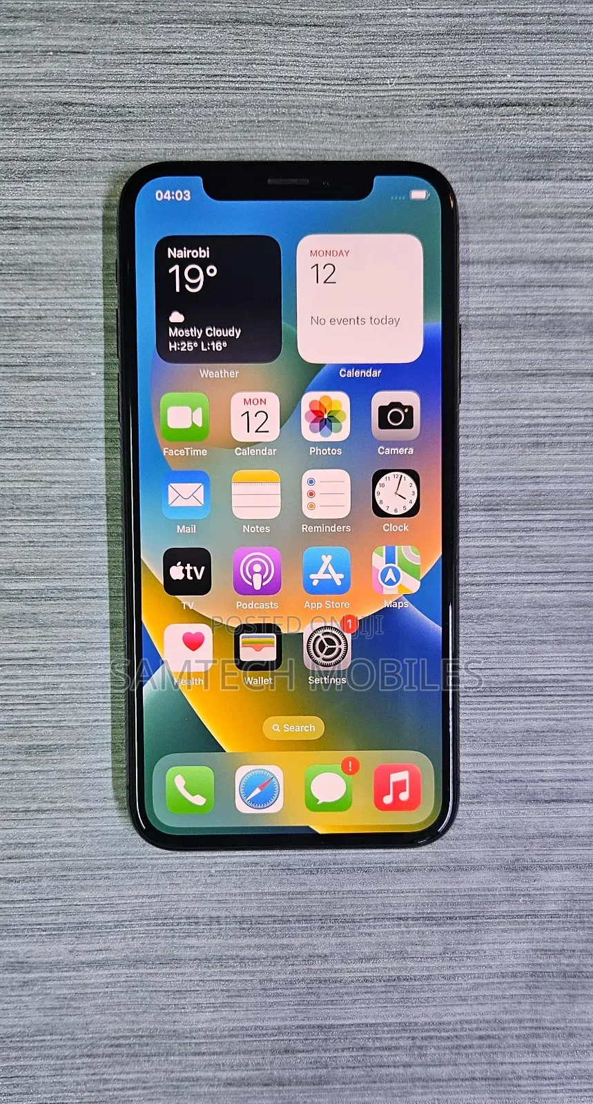 Apple iPhone X 256 GB Black