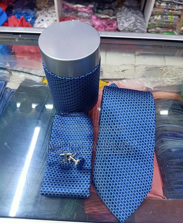 Electric Blue Executive Tie Sets - main view