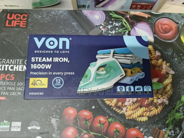 Von Steam Iron 1600w Designed to Love - main view