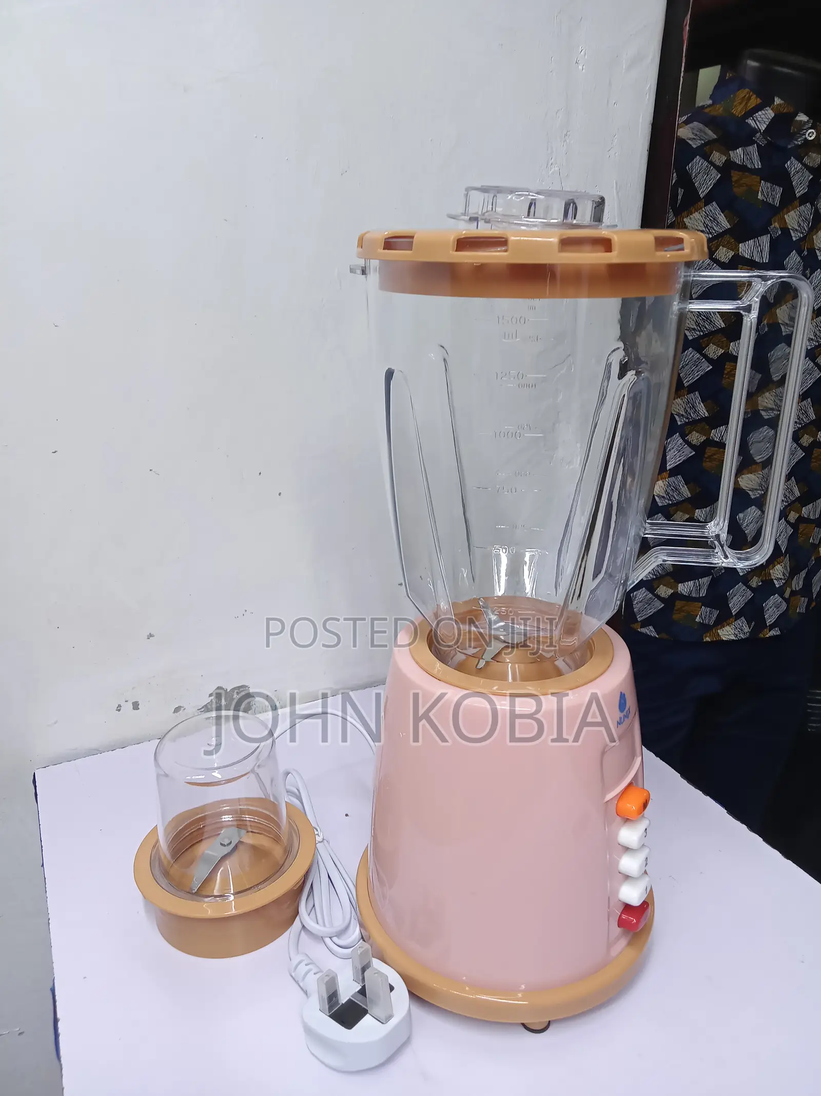 Nunix 2in1 Blender With Grinder, 1.5l Jar