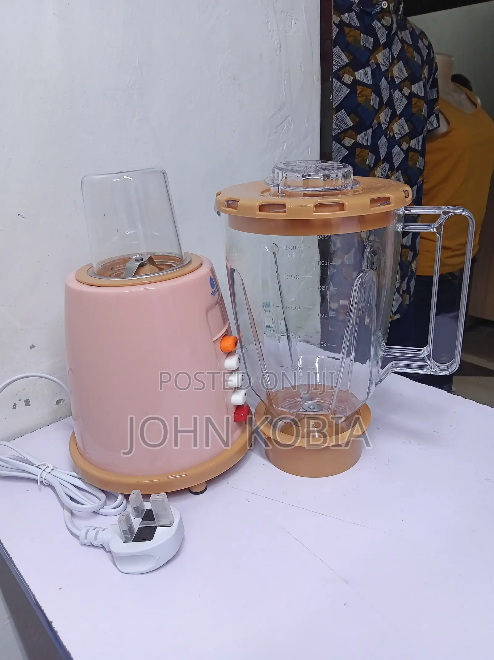 Nunix 2in1 Blender With Grinder, 1.5l Jar