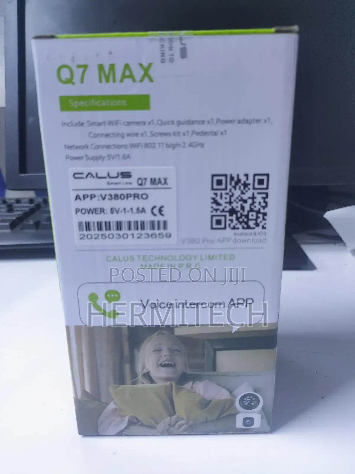 Q7 Max Dual Lense Indoor Camera V380 Remote Viewing