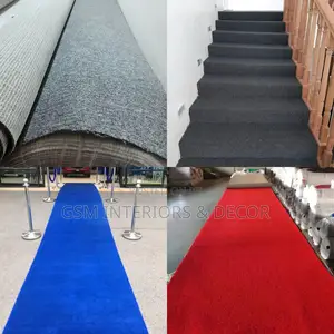 Wall to Wall Carpets Grey Blue and Red Options
